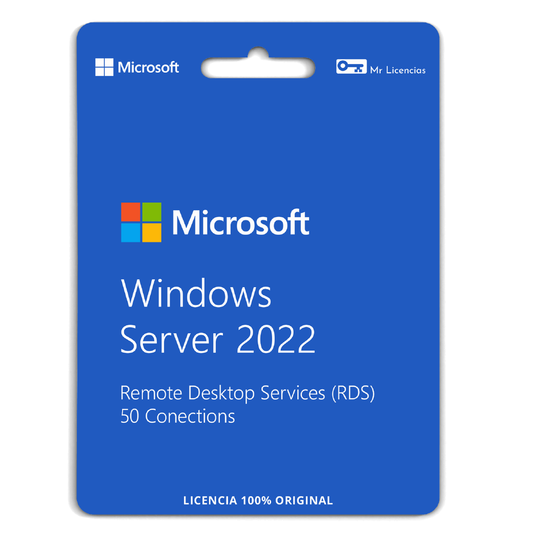 Windows Server RDS 2022 (50 Users) CAL